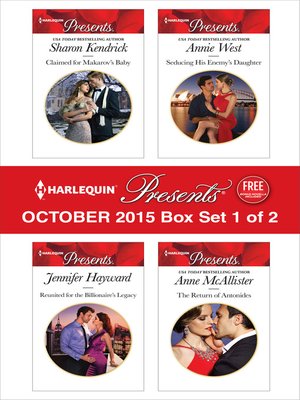cover image of Harlequin Presents October 2015, Box Set 1 of 2